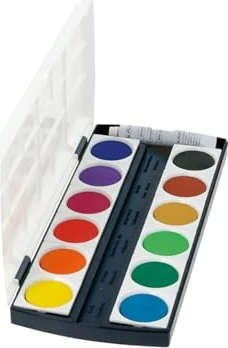 Herlitz Deckfarbkasten ST12, 12 Farben