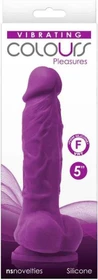 NS Novelties Colours Pleasures Dildo Vibe 5inch purple