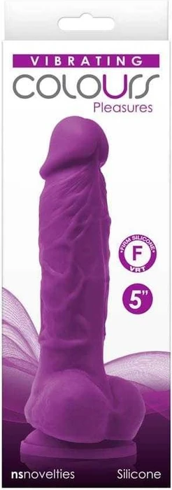 NS Novelties Colours Pleasures Dildo Vibe 5inch purple