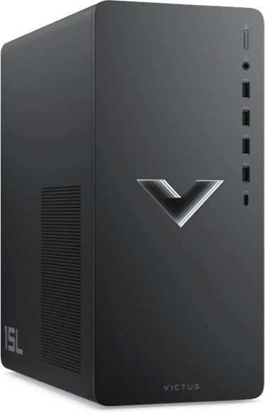 HP Victus 15L Desktop TG02-0132ng, Shadow Black, Ryzen 5 5500, 16GB RAM, 1TB SSD, GeForce RTX 3050