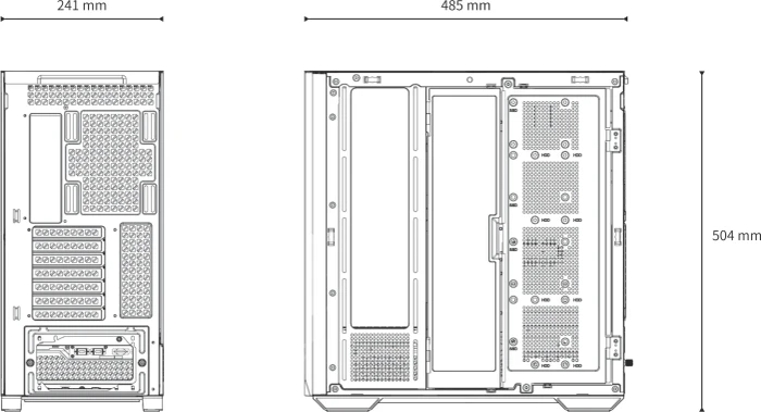 Antec C7 Black ARGB, Glasfenster