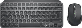 Logitech MX Keys Mini Combo for Business, schwarz, Logi Bolt, USB/Bluetooth, DE