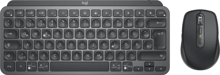 Logitech MX Keys Mini Combo for Business, schwarz, Logi Bolt, USB/Bluetooth, DE