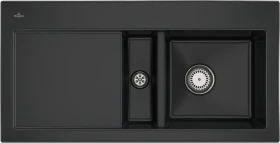 Villeroy & Boch Subway 60 Einbau Becken rechts pure black