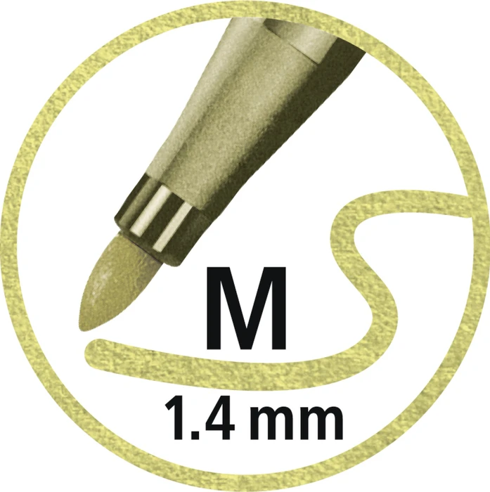 STABILO Pen 68 Metallic Farben sortiert, 6er-Set, Metallbox (6806/8-32) – Bild 7