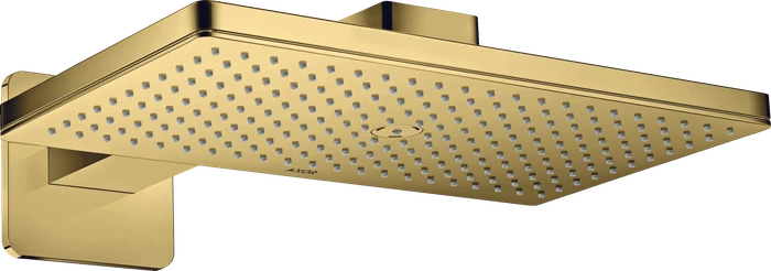 Hansgrohe Axor ShowerSolutions Kopfbrause 460/300 1jet softcube mit Brausearm polished goldoptik