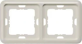 Siemens DELTA profil Rahmen 151x80mm 2-Fach, titanweiß