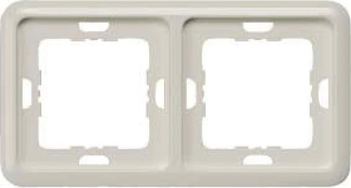 Siemens DELTA profil Rahmen 151x80mm 2-Fach, titanweiß