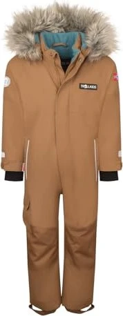Trollkids Kirkenes Skianzug bronze/blue (Junior)