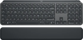 Logitech MX Keys Plus MX Palm Rest, schwarz, USB/Bluetooth, DE