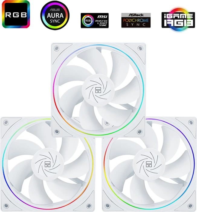 Thermalright TL-S12RW X3, 120mm, 3er-Pack