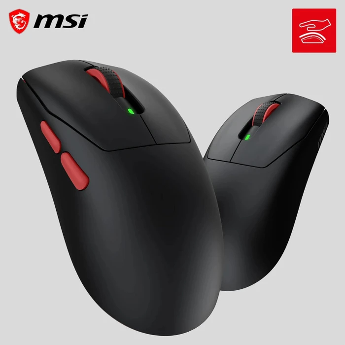 MSI Forge GM340 Wireless Gaming Mouse Black, USB/Bluetooth
