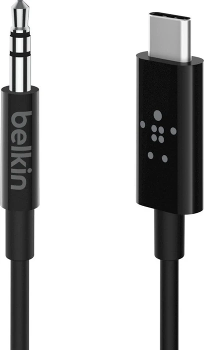 Belkin RockStar 3.5mm Audiokabel mit USB-C-Stecker 0.9m schwarz
