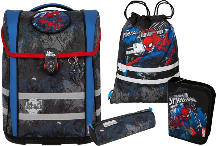 McNeill Perfecto Marvel Spider Man Schultaschen-Set, 5-tlg.