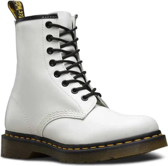 Dr. Martens 1460 Smooth Leather Lace Up Boots weiß