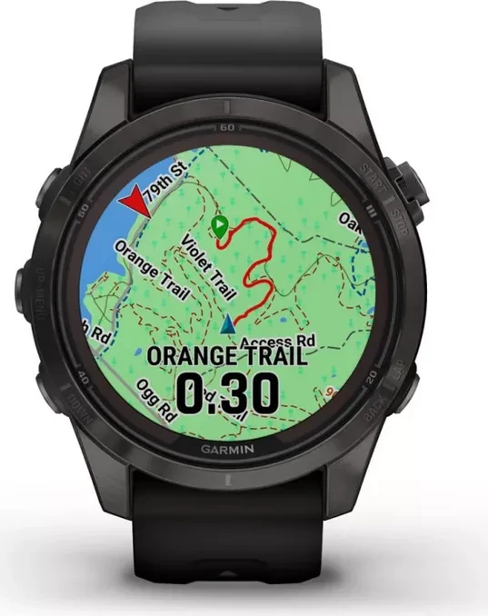 Garmin Fenix 7S Pro Sapphire Solar black/carbon grey