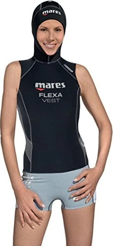 Mares Flexa She Dives Unterzieher Weste ärmellos 3mm schwarz/grau (Damen)