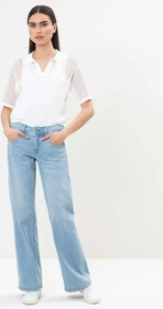 Herrlicher Edna Flared Jeans blue daisy (Damen)