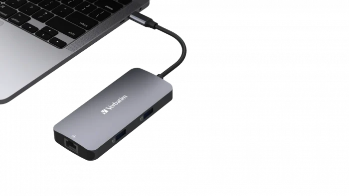 Verbatim USB-C Pro Multiport Hub CMH-05, USB-C 3.0 [Stecker]