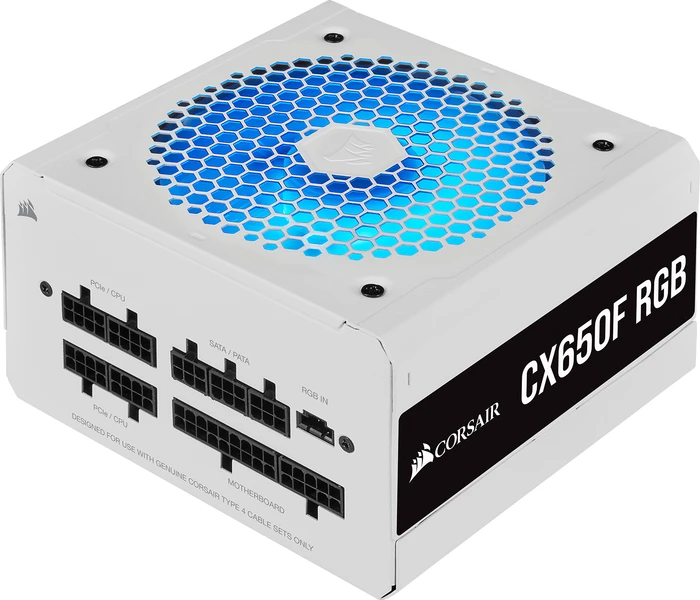 Corsair CX-F RGB White Series CX650F RGB 650W, ATX