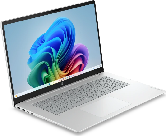 HP OmniBook 3 Laptop AI 17-dg0050ngx, Glacier Silver, Core Ultra 5 225U, 8GB RAM, 256GB SSD, DE