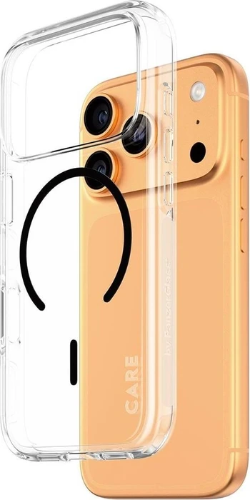 PanzerGlass Care Flagship Case Transparent Urban Explorer w. Black MagSafe für Apple iPhone 17 Pro