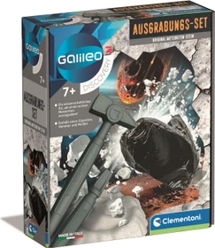 Clementoni Galileo Ausgrabungs-Set Meteoriten-Stein