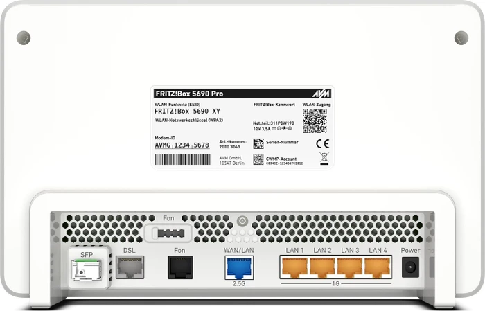 FRITZ! FRITZ!Box 5690 Pro, mit FRITZ!SFP AON und FRITZ!SFP GPON