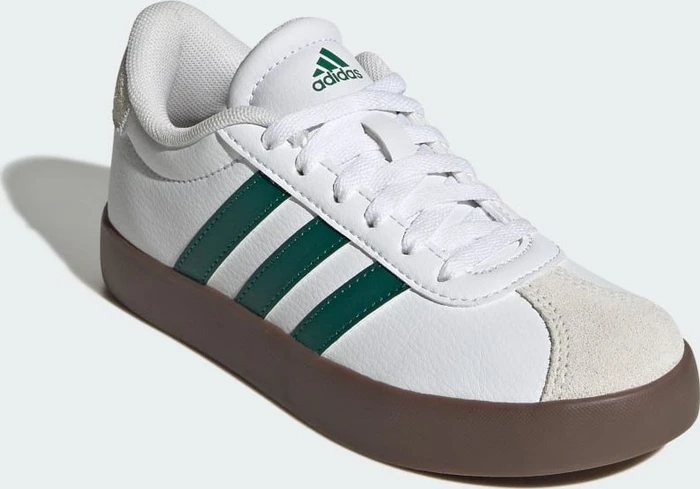 adidas VL Court 3.0 cloud white/collegiate green/gum (Junior)