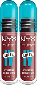 NYX Lip I.V. Hydrating Gloss Stain drippin' in rose, 5ml
