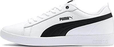 Puma Smash v2 Leder puma white/puma black (Damen)