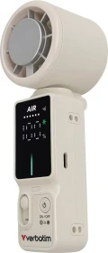 Verbatim Cool 'n' Go Ice Touch Pro Handventilator weiß/silber