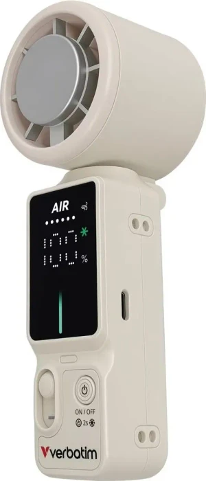 Verbatim Cool 'n' Go Ice Touch Pro Handventilator weiß/silber