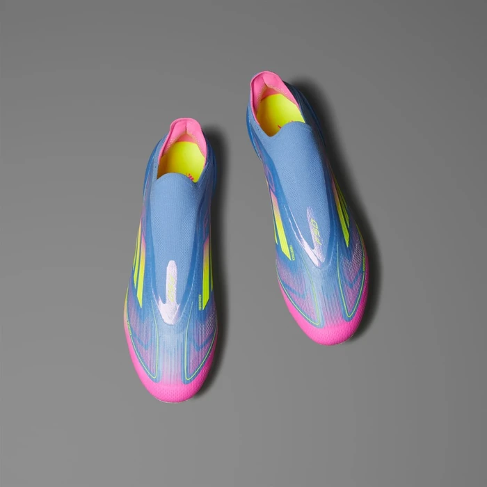 adidas F50 Elite Laceless FG blue fusion/lucid lemon/lucid pink