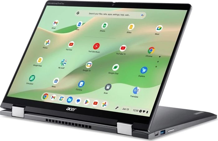 Acer Chromebook Plus Spin 714 CP714-1HN-74MY, Steel Gray, Core Ultra 7 155U, 16GB RAM, 512GB SSD, DE