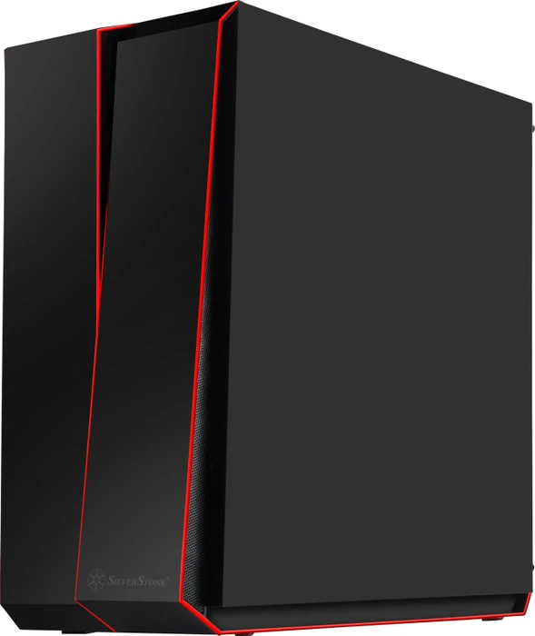 SilverStone Redline Series RL07, schwarz, Glasfenster