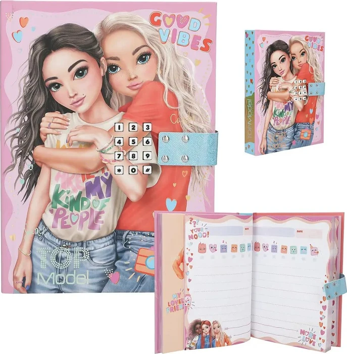 Depesche TOPModel Tagebuch mit Zahlen-Code und Sound