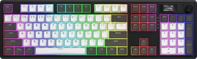Hator Skyfall 100 Pro Wireless, weiß/schwarz, LEDs RGB, Aurum Vanila Silent, USB/Bluetooth, US