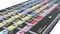 LogicKeyboard Titan Wireless Avid Media Composer "Classic" Mac, Titanium Gray, LEDs weiß, USB/Bluetooth, DE Vorschaubild