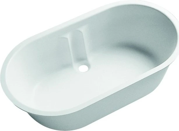 Geberit Bambini Ovalbadewanne für Babys, weiß-alpin/matt