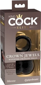 Pipedream King Cock Elite The Crown Jewels Weighted Swinging Balls