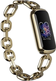 Fitbit Luxe Special Edition Aktivitäts-Tracker gorjana soft gold stainless steel parker link bracelet