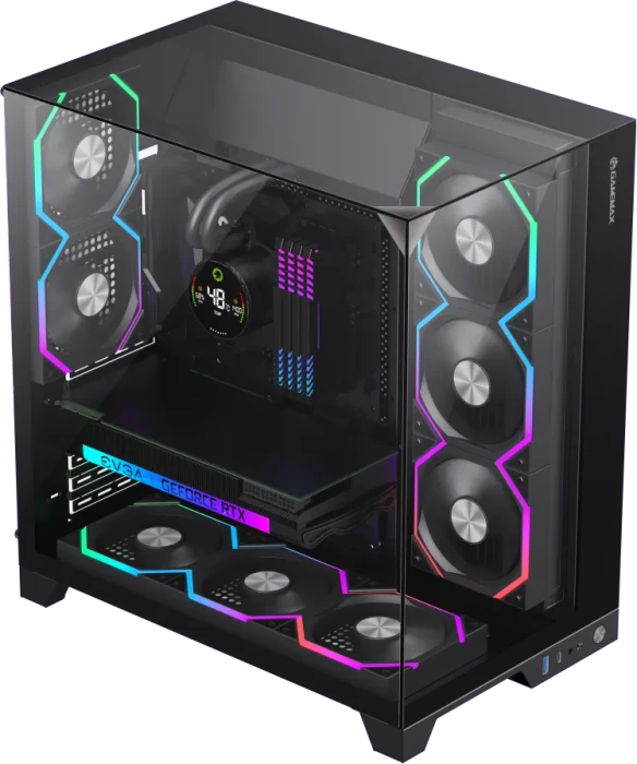 GameMax Infinity Pro BK, Glasfenster