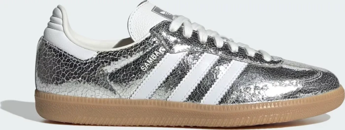 adidas Samba OG silver metallic/cloud white/core white