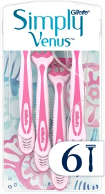 Gillette Venus Simply3 Einwegrasierer, 6 Stück