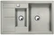Blanco Metra 6 S Compact Einbau Becken reversibel mit Ablauffernbedienung perlgrau Vorschaubild