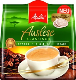 Melitta Café Auslese klassisch Kaffeepads,    16 Stück