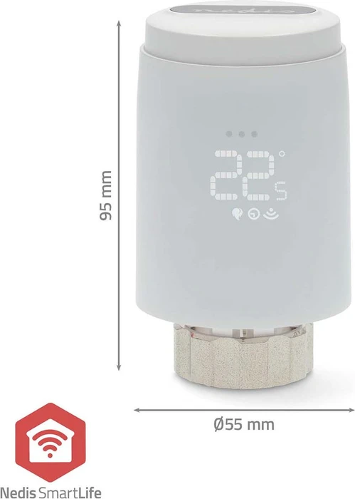 Nedis SmartLife Heizkörpersteuerung, Funk-Heizkörperthermostat