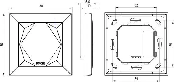 Loxone Touch for Nano weiß