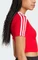 adidas 3-Streifen Baby T-Shirt kurzarm better scarlet/white (Damen) Vorschaubild